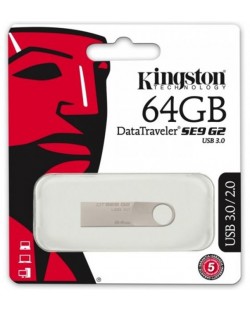 Флаш памет Kingston - DT, 64GB, USB 3.0