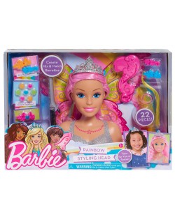 Модел за прически Barbie Dreamtopia - Rainbow, 22 части