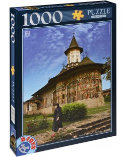 Пъзел D-Toys от 1000 части - Манастира Сучевица, Румъния