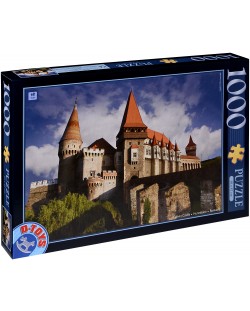 Пъзел D-Toys от 1000 части - Замъка Корвин, Румъния