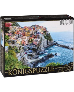 Пъзел Königspuzzle от 1000 части -  Манарола, Италия