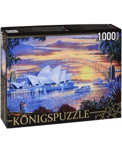 Пъзел Königspuzzle от 1000 части - Операта в Сидни