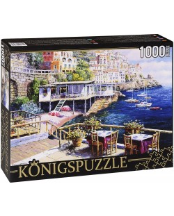 Пъзел Königspuzzle от 1000 части - Кафене на брега