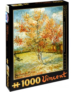 Пъзел D-Toys от 1000 части – Розовата праскова, Винсент ван Гог