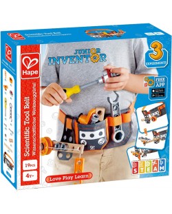 Игрален комплект Hape Junior Inventor - Колан за млади изобретатели