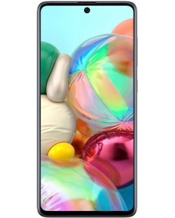 Смартфон Samsung Galaxy A71 - 6.7, 128GB, сребрист