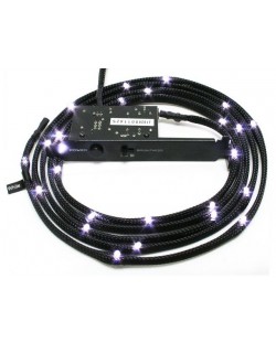 LED лента NZXT - Sleeved LED Kit, White CB, черна