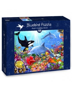Пъзел Bluebird от 1500 части - Светъл подводен свят