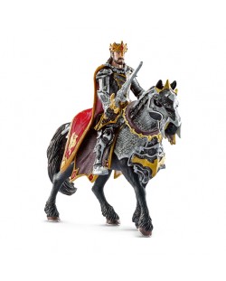 Фигурка Schleich от серията Рицари на Дракона: Рицар на Дракона - Крал на кон
