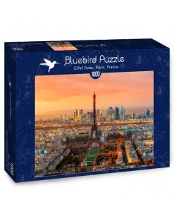 Пъзел Bluebird от 1000 части - Айфеловата кула, Париж, Франция