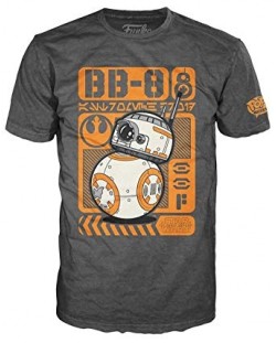 Тениска Funko Pop! Star Wars - BB-8 Type, сива