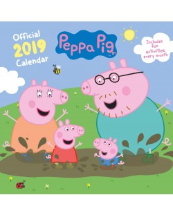 Стенен Календар Danilo 2019 - Peppa Pig