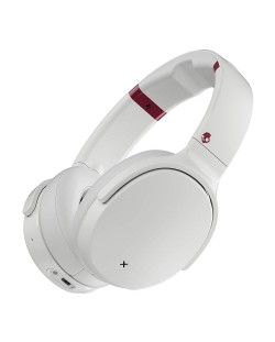 Безжични слушалки с микрофон Skullcandy - Venue Wireless, White/Crimson