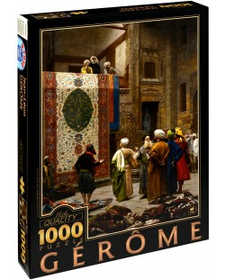 Пъзел D-Toys от 1000 части -Търговецът на килими в Кайро, Жан-Леон Жером