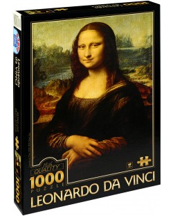 Пъзел D-Toys от 1000 части – Мона Лиза, Леонардо да Винчи