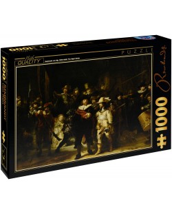 Пъзел D-Toys от 1000 части – Нощна стража, Рембранд ван Рейн