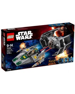 Конструктор Lego Star Wars TM - Vader's TIE Advanced vs. A-Wing Starfigh (75150)