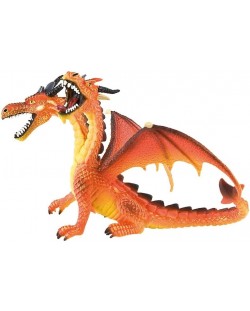 Фигурка Bullyland Fantasy - Триглав оранжев дракон