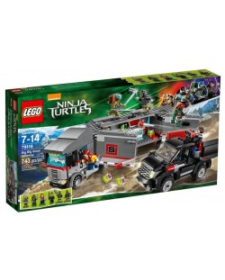 Конструктор Lego TMNT - Бягство на големия Риг (79116)