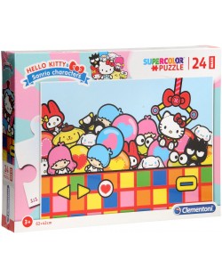 Пъзел Clementoni от 24 макси части - Hello Kitty