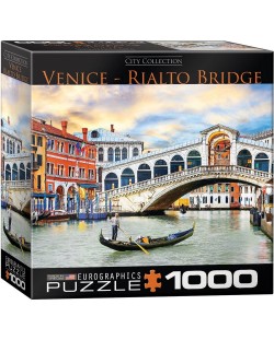 Пъзел Eurographics от 1000 части - Мост Риалто, Венеция
