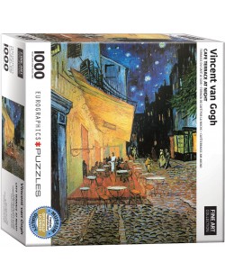 Пъзел Eurographics от 1000 части - Кафе тераса през нощта, Винсент ван Гог