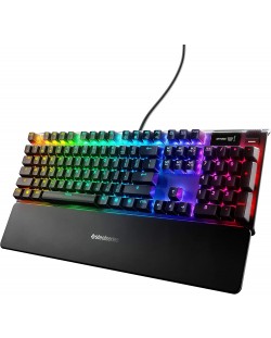 Механична клавитура Steelseries - Apex 7, Blue switches, RGB, черна