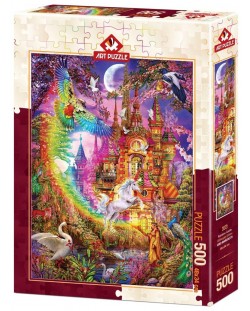 Пъзел Art Puzzle от 500 части - Замък Дъга