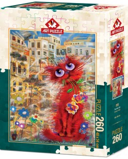 Пъзел Art Puzzle от 260 части - Червената котка