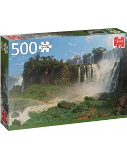 Пъзел Jumbo от 500 части - Водопад Игуасу, Аржентина