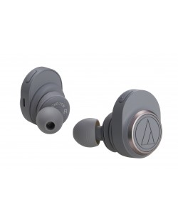 Безжични слушалки с микрофон Audio-Technica - ATH-CKR7TW, сиви
