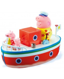 Комплект PEPPA PIG - Лодка с фигурки на семейството на Пепа