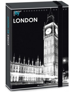 Кутия с ластик Ars Una Cities А4 - London by Night