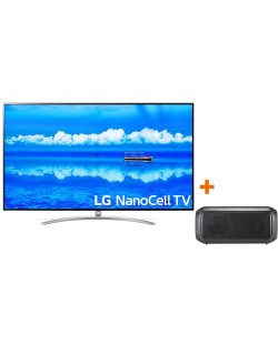 Смарт Телевизор LG 55SM9800 - 55", 4K, Nano Cell, LED, сив