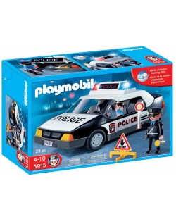 Конструктор Playmobil - Полицейска кола със светлини