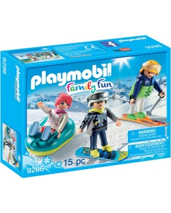 Комплект фигурки Playmobil - Триатлон зимни спортове
