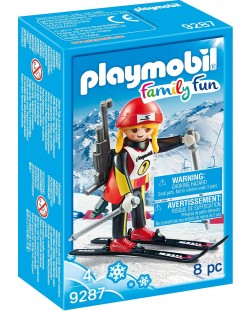 Фигурка Playmobil - Състезателка по биатлон