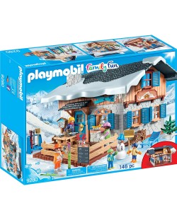 Конструктор Playmobil - Ски къща в планината