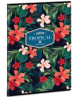 Ученическа тетрадка  A4, 40 листа Ars Una Tropical - Wildblume