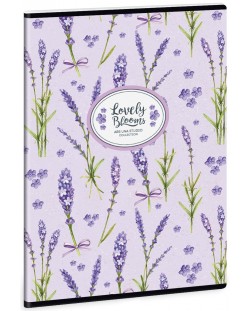 Ученическа тетрадка A4, 40 листа Ars Una - Lavender