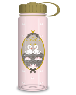 Детска бутилка за вода Ars Una - Swan Ballerina, 500 ml