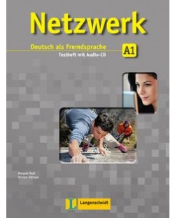 Netzwerk 1 Testheft: Немски език - ниво A1 (тестове + Audio-CD)