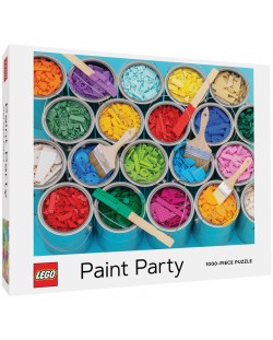 Пъзел Chronicle Books от 1000 части - Цветно LEGO парти