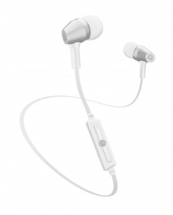 Безжични слушалки с микрофон AQL - Antartide, бели
