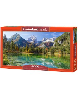 Панорамен пъзел Castorland от 4000 части - Величието на планините