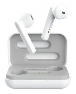 Безжични слушалки Trust - Primo Touch, TWS, бели
