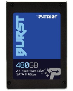 SSD памет Patriot - Burst , 480GB, 2,5'', SATA III