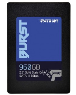 SSD памет Patriot - Burst, 960GB, 2,5'', SATA III