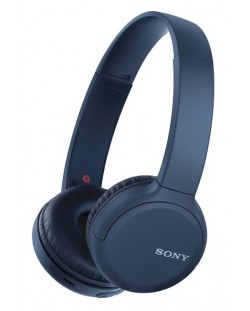 Безжични слушалки Sony - WH-CH510, сини