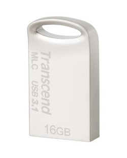 Флаш памет Transcend - Jetflash 720, 16GB, USB 3.1, сребриста